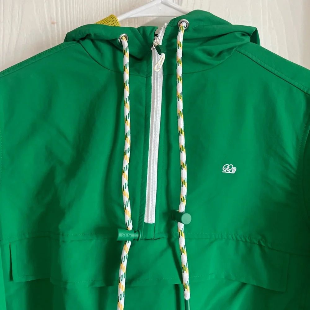 Good Good Golf Women's The Bay Windbreaker Jacket  Kelly Green Size L - Picture 4 of 16